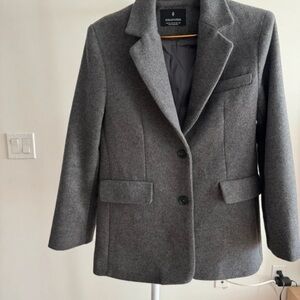 Stradivarius Gray Women's Suit Jacket